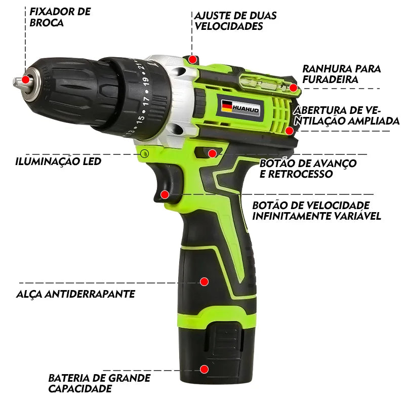 Furadeira de Impacto a Bateria