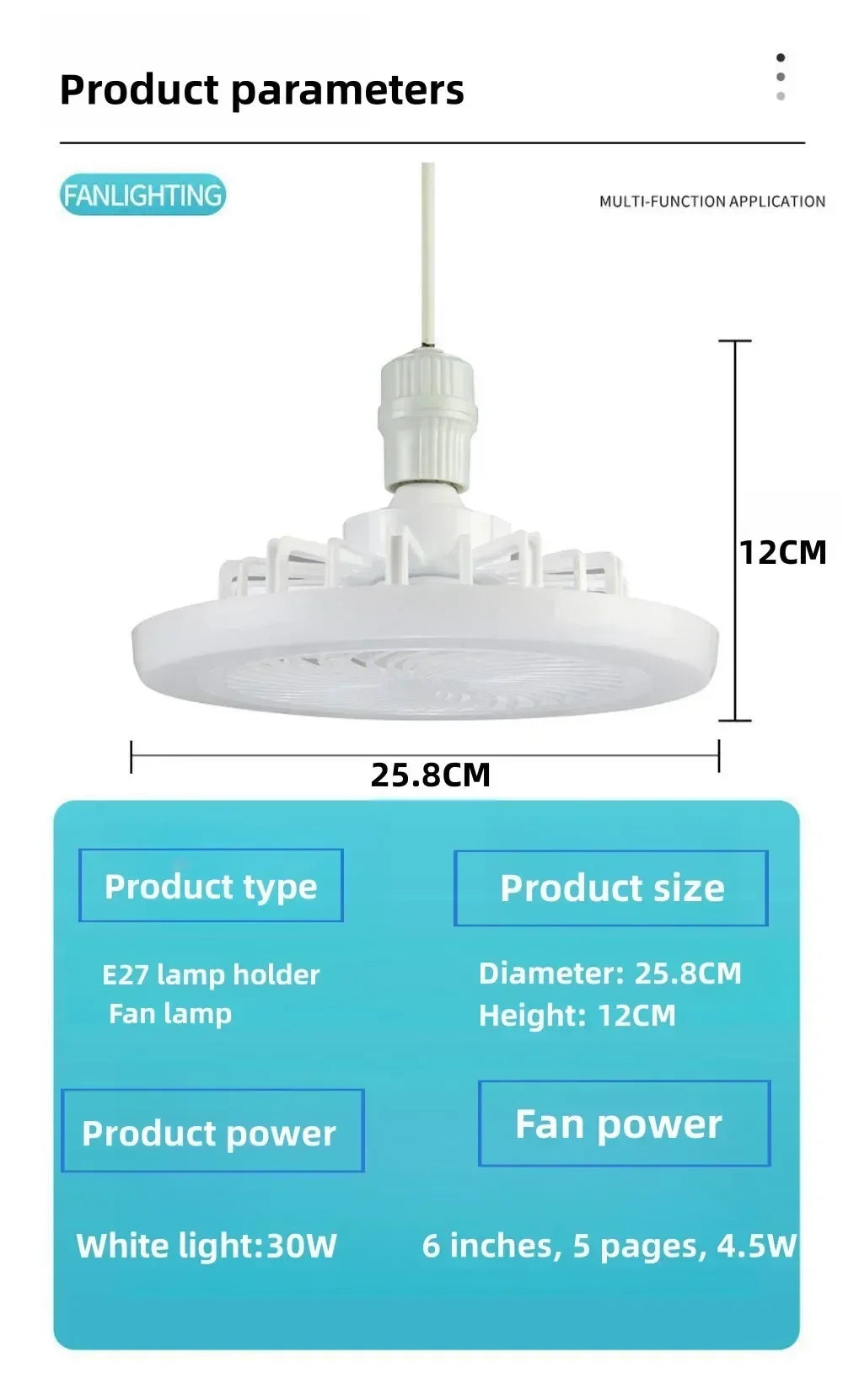 Ventilador Led de teto Xiaomi