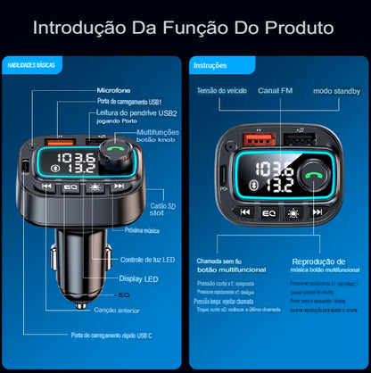 Car Charger (Carregador Tec para seu carro)